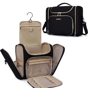 Black and Tan Travel Bag